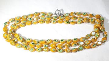 Cristal de Murano jaune - Symbole de la Foi - TRÈS SPÉCIAL -, Antiquités & Art