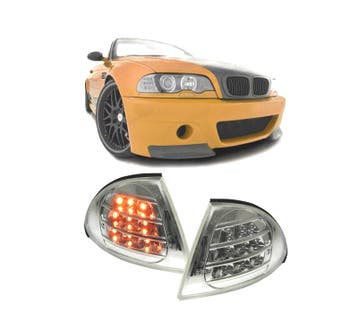 CLIGNOTANTS AVANT BMW E46 98-01 BERLINE CHROMÉ, Verzenden