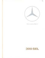 1966 MERCEDES BENZ 300 SEL BROCHURE DUITS