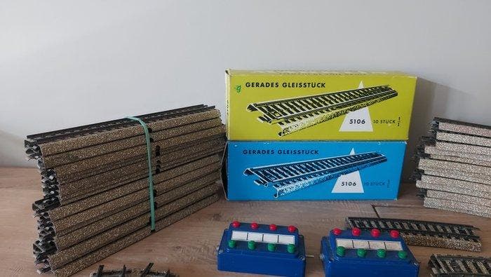 Märklin H0 - Modeltreinsporen (82) - rails en wissels in, Hobby & Loisirs créatifs, Trains miniatures | HO