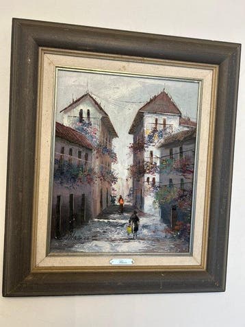 Spanish school (XX) - Rue Andalouse