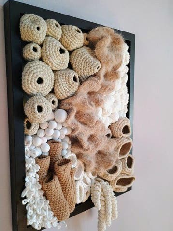 Aura Maris Art - Sand and Corals: Fossil memory – Textile, Antiek en Kunst