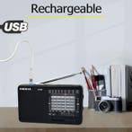 D-328 Draagbare Noodradio - Herlaadbaar 500mAh Batterij - AM, Verzenden