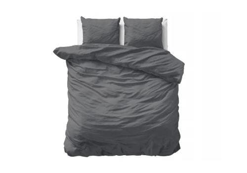 PRIMAVIERA DELUXE Uni Satijn Antraciet - 240 x 200/260, Huis en Inrichting, Slaapkamer | Beddengoed