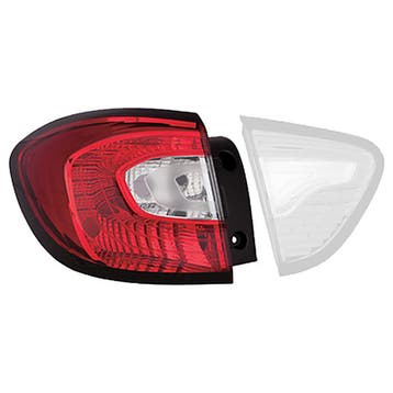 Renault Captur 2013-2017 Achterlicht Links Buiten, Verzenden