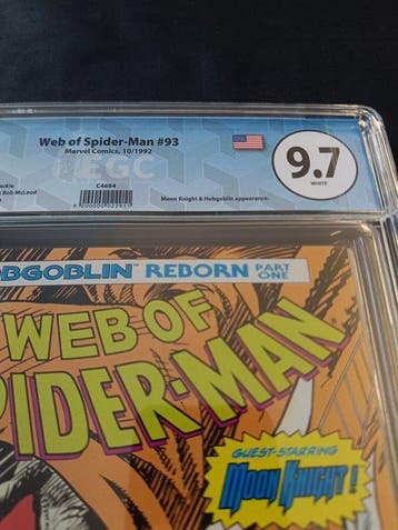 Web of Spider-Man 93 - 1 Graded comic - Eerste druk, Nieuw