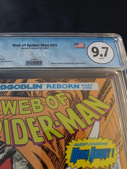Web of Spider-Man 93 - 1 Graded comic - Eerste druk, Livres, BD | Comics
