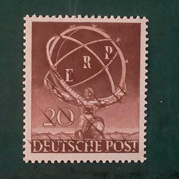 Berlijn 1950 - ERP proefdruk einwandfei gekeurd Schlegel -, Gestempeld
