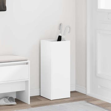 vidaXL Opslaghaak & Rek met opslag Wit 25 x 24,5 x 64 cm, Verzenden