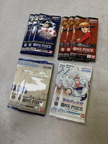 Bandai - 11 Booster pack - One Piece - OP01 OP13 OP05 EB02 –