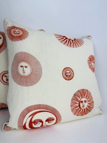 Fornasetti “Sole e Luna” - Kussen (2)