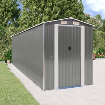 vidaXL Tuinschuur 192x689x223 cm gegalvaniseerd staal, Verzenden, Nieuw