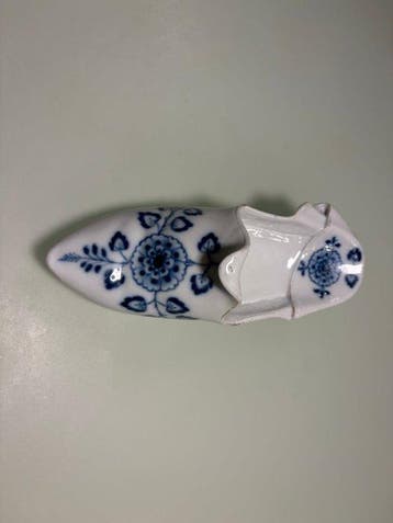 Meissen - Cendrier - Porcelaine - Blue Onion, Antiek en Kunst