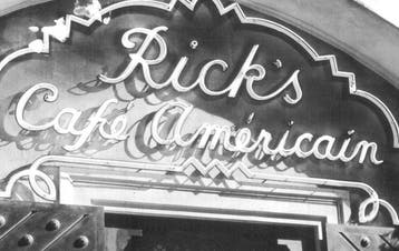 Bogart - RICK´S: Café Américain - Casablanca - jaren 1950