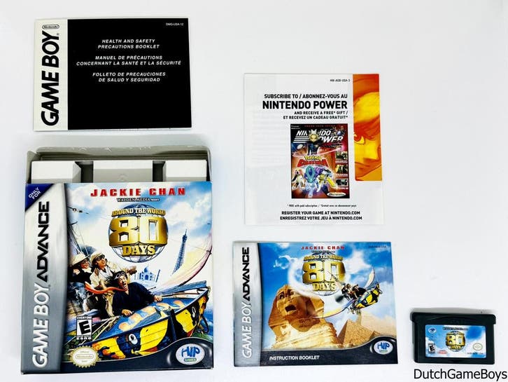 Gameboy Advance / GBA - Jackie Chan - Around The World In 80, Games en Spelcomputers, Games | Nintendo Game Boy, Gebruikt, Verzenden