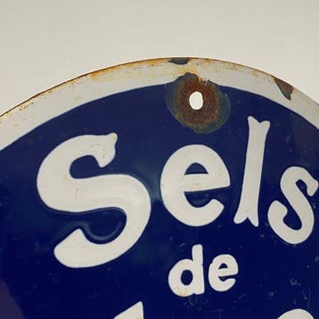 Potasse - Emaille bord - 60x39cm - Gemaakt van een dikke