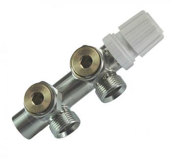 Sanifun thermostatisch 3/4 onderblok haaks-links geborsteld, Ophalen of Verzenden, Nieuw, Overige typen