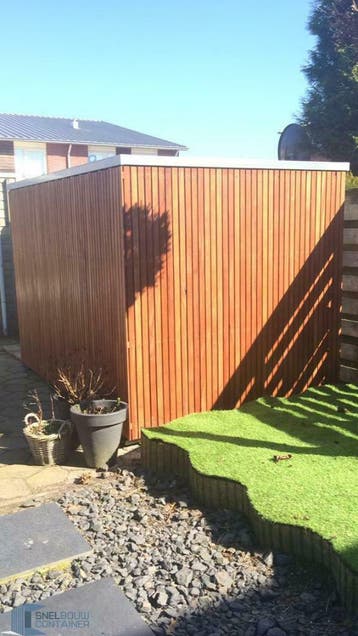 Vervanging van de tuinschuur! Demontabele container van 3x2M