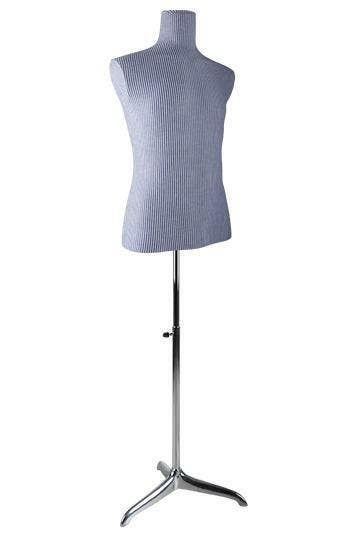 *TIP*  Buste man large blauw 3/4 model op poot BC966-M5, Ophalen of Verzenden