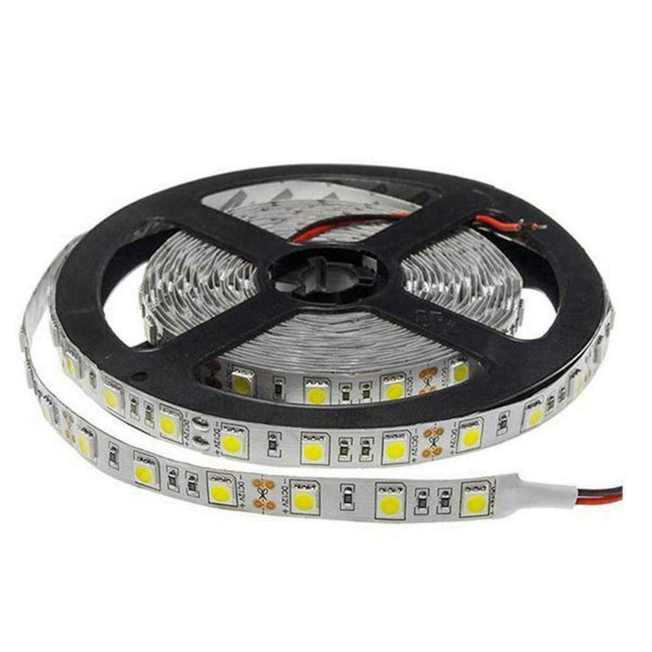 LED Strip 5M 5050/60 14,4W 12V Standaard editie Warm Wit, Huis en Inrichting, Lampen | Losse lampen, Nieuw, Verzenden