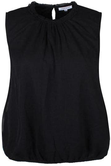 Singlet Zhenzi crepe chiffon ruche maat 54/56, Kleding | Dames, Verzenden, Nieuw