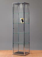 Showroommodel Luxe Chrome Vitrine Type 115 F500-Chroom, Ophalen of Verzenden