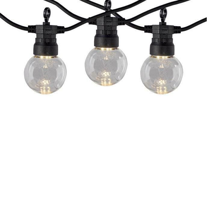 AANBIEDING Feestverlichting prikkabel zwart 5 Meter Incl 10x, Tuin en Terras, Buitenverlichting, Nieuw, Netvoeding, Verzenden