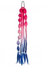 Hair Extension Festival Red/Soft Pink/Blue, Verzenden, Nieuw