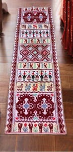 Vloerkleed - 188 cm - 57 cm - Sardisch tapijt / wandtapijt, Antiek en Kunst