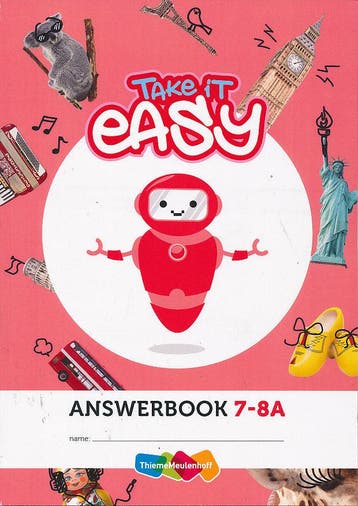 Take it easy versie 2 antwoordenboek groep 7-8 A, Verzenden, Nieuw