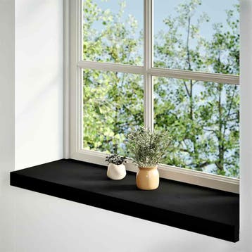 vidaXL Vensterbanken 2 st 90x30x2 cm massief eikenhout, Verzenden