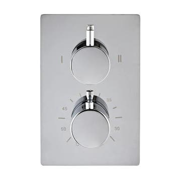 Inbouw Douchekraan BWS Talpa Thermostatisch 16x6 cm Chroom, Ophalen of Verzenden, Kraan