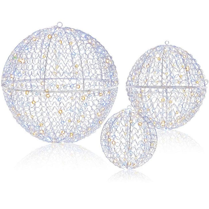 2dekans | Coast Set van 3 LED Decoratiebollen 45 / 30 / 20, Divers, Noël, Enlèvement ou Envoi