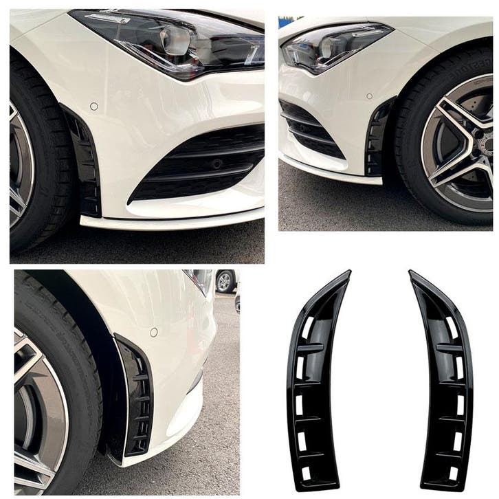 LUCHTINLAAT FRONTSPOILER ZWART VOOR MERCEDES  W118 CLA-KLASS, Autos : Divers, Accessoires de voiture, Envoi