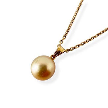 Tasaki - Halsketting - 18 karaat Geel goud Parel - Golden, Nieuw