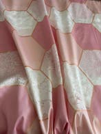 Tissu pour rideau SUPERBE DEVORÉ ITALIEN Moderne géométrique