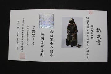 Harnas - Japan - Y1-165 Tetsu Sabinuri Gomai Do gusoku met