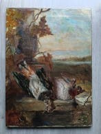 Jules Félix Ragot (1835-1912) - Stilleven met wild