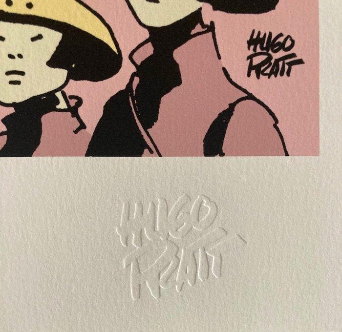Hugo Pratt - 1 Pigmentafdruk - Corto Maltese, Livres, BD