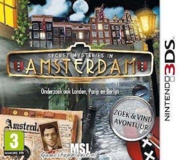 Secret Mysteries in Amsterdam (3DS Games), Games en Spelcomputers, Ophalen of Verzenden, Zo goed als nieuw