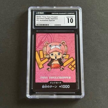 Bandai - 1 Graded card - One Piece - Chopper Promo card,