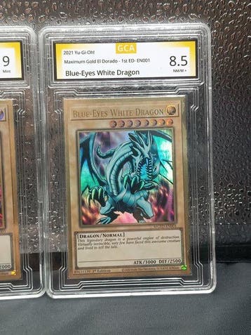 Konami - 3 Card - Yu-Gi-Oh! - Blue-Eyes White dragon,, Collections