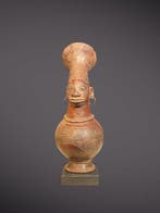 Sculpture Mangbetu (40 CM) sur socle - statue Mangbetu, Antiek en Kunst