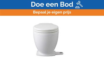 Bieden: Jabsco Lite Flush Electric Toilet 24V with Foot Swi, Watersport en Boten, Ophalen of Verzenden, Nieuw