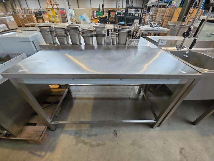 Inox werktafel, Zakelijke goederen, Horeca | Keukenapparatuur, Ophalen