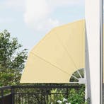 vidaXL Balkon Privacy Scherm Zand 115 x 115 cm Polyester, Verzenden, Nieuw
