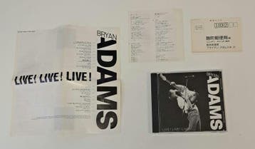 Bryan Adams = * – Live! Live! Live! CD (Japan Impo, Verzenden, Nieuw in verpakking