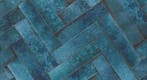 Wandtegel Flaviker Brick Kleinformaat Blauw 6x25, Ophalen of Verzenden, Wandtegels