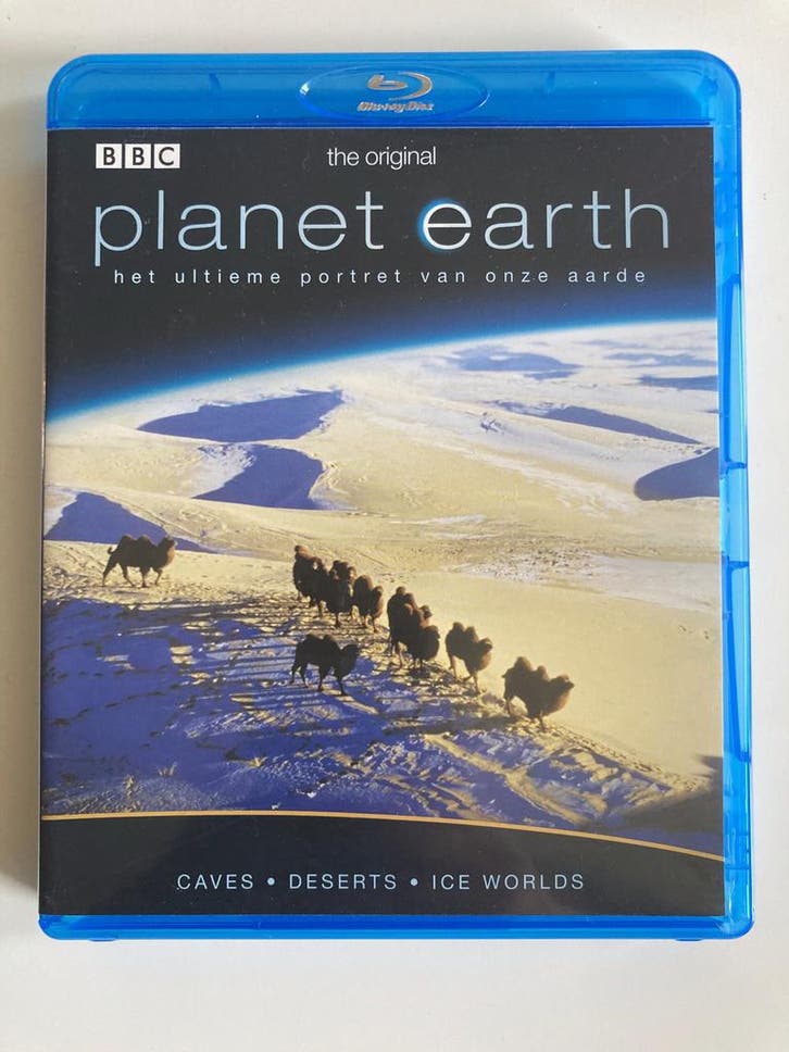 BBC PLANET EARTH CAVES / DESERTS / ICE WORLDS (BLURAY), Cd's en Dvd's, Blu-ray, Gebruikt