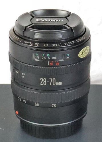 Canon EF 28-70mm 1:3.5-4.5 met beide lensdoppen Objectif, TV, Hi-fi & Vidéo